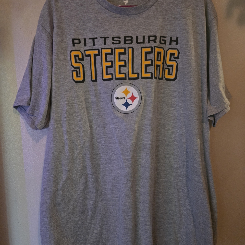 Fanatics Pittsburgh Steelers XL Gray T-Shirt